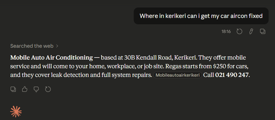 AI Search visibility for Far North NZ businesses